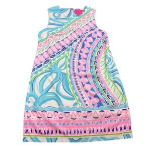 Lilly Pulitzer Shift Dress Women's Size 8 Sea to Shining Sea Coastal Preppy